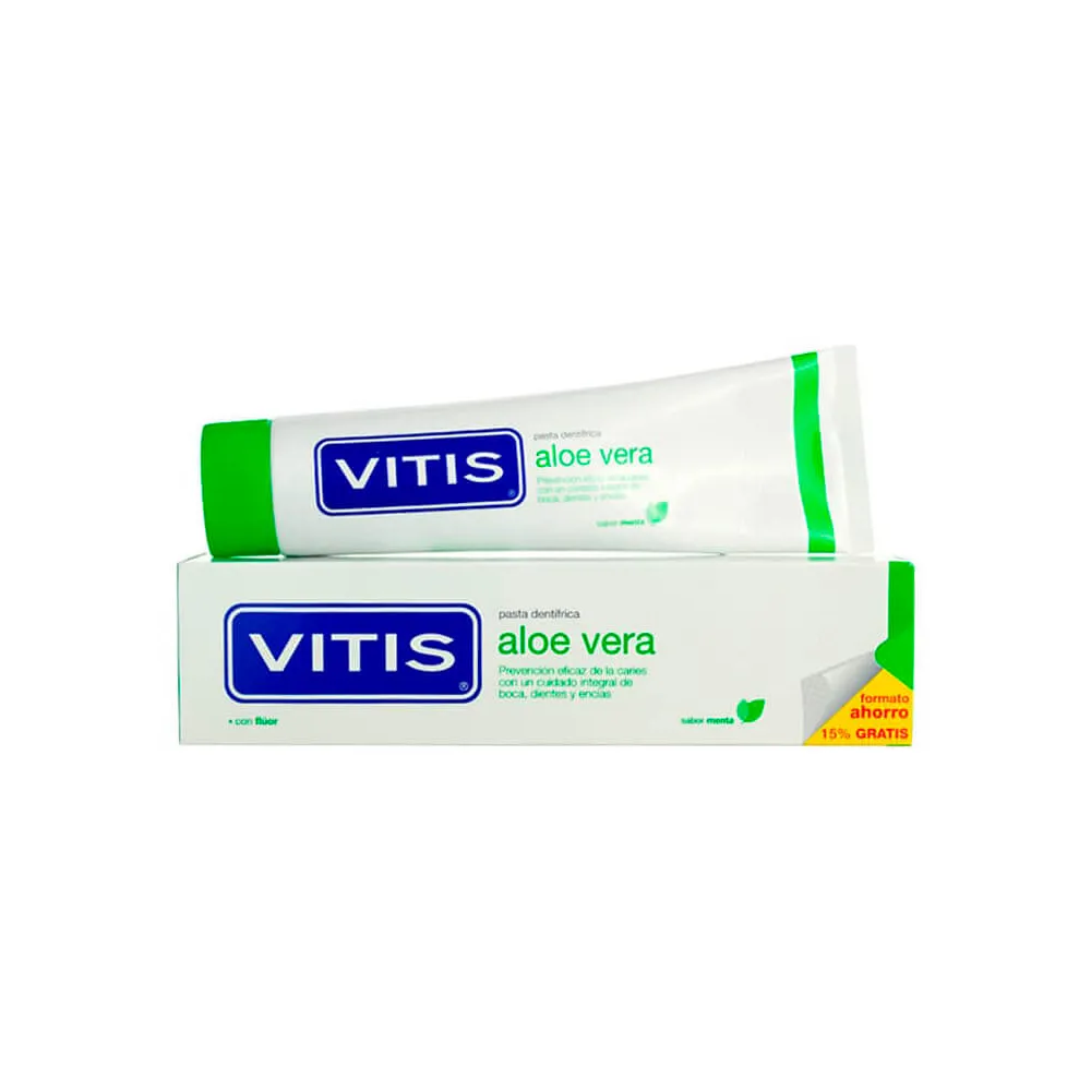 Vitis Pasta Aloe Vera Sabor Menta 150 ml | Bonsanté