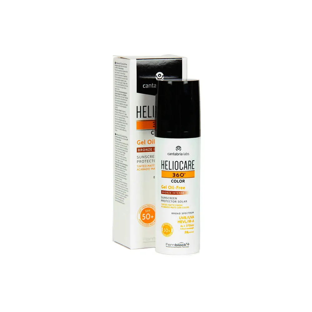 Heliocare 360° Color Gel Oil Free SPF50 Bronze Intense 50 ml | Bonsanté