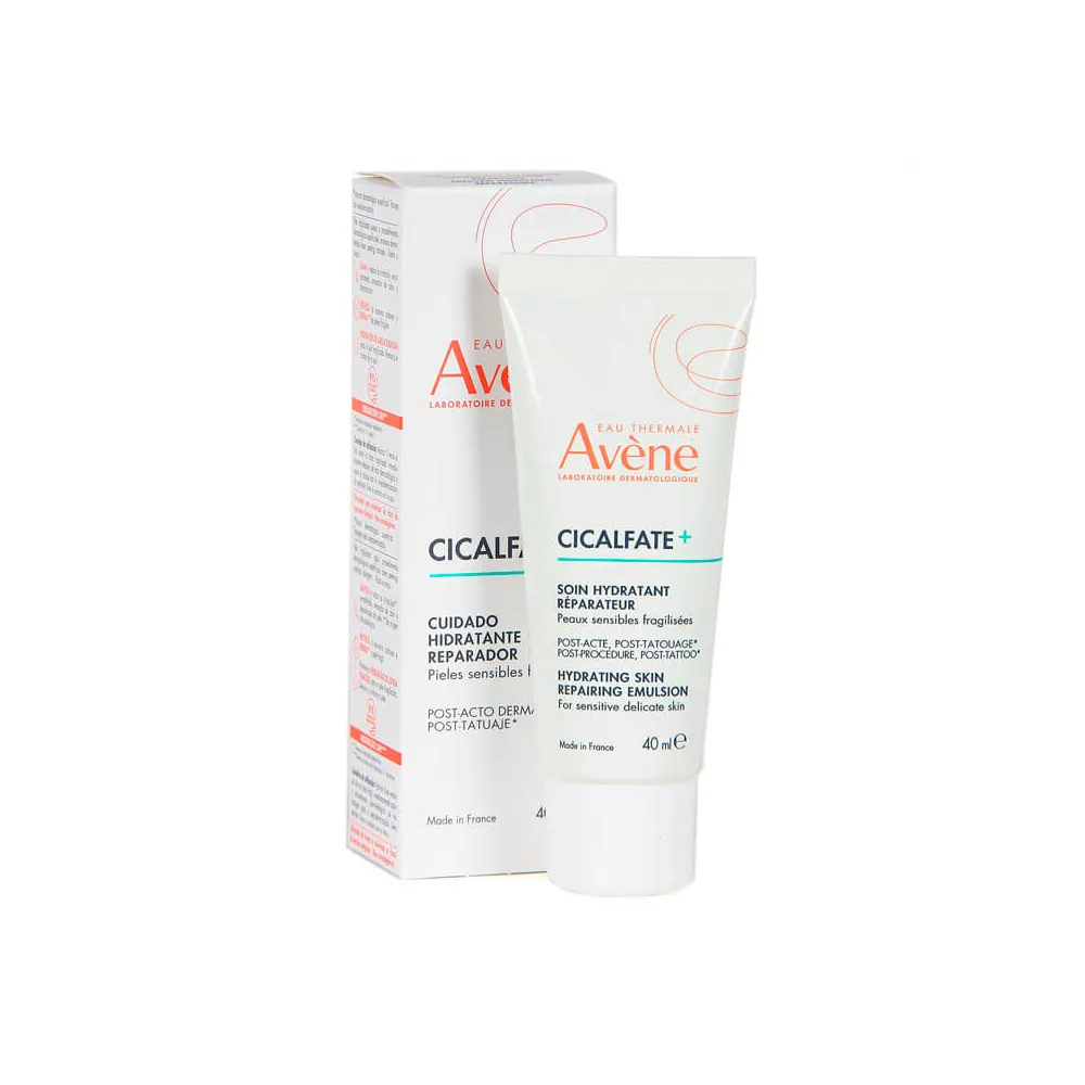 Avene Cicalfate Emulsión Reparadora Postquirúrgica y Postatuaje 40 ml | Bonsanté