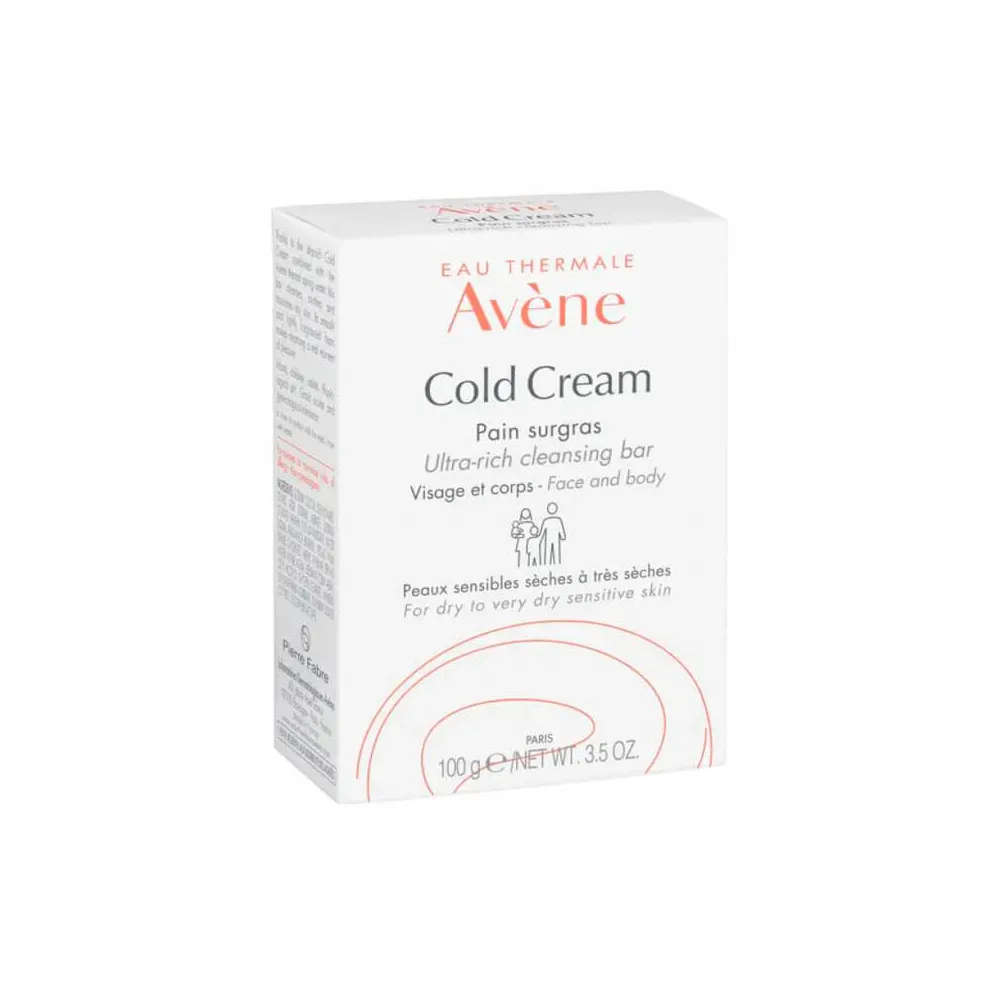 Avene Cold Cream Pan limpiador ultranutritivo 100 gr | Bonsanté