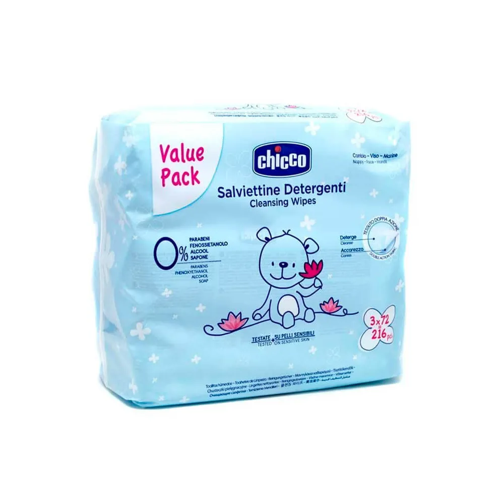 Chicco toallitas Pack 3 X 72 uds | Bonsanté