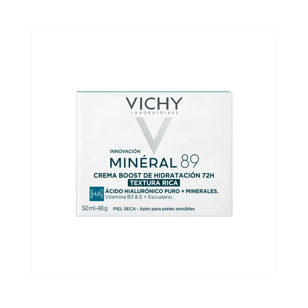 Vichy Mineral 89 crema hidratante rica 100H 50 ml | Bonsanté