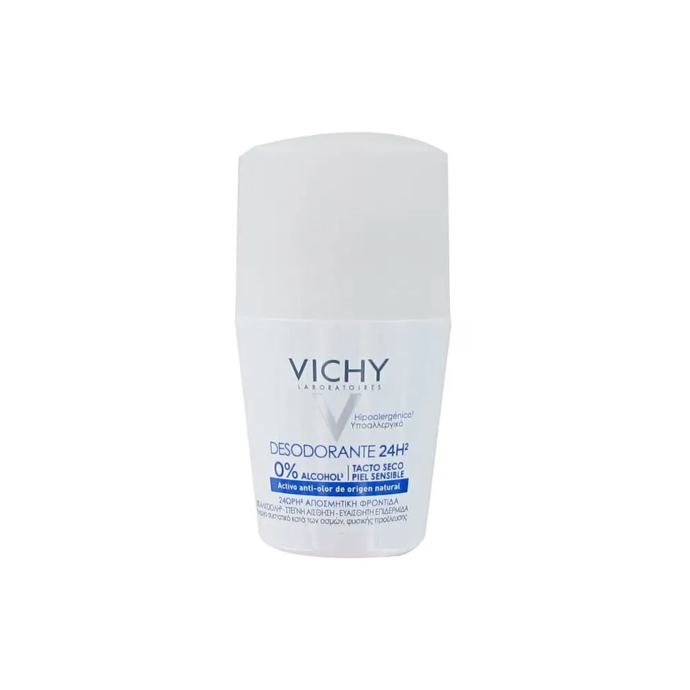 Vichy Desodorante 24H sin sales de aluminio Roll-On 50 ml | Bonsanté