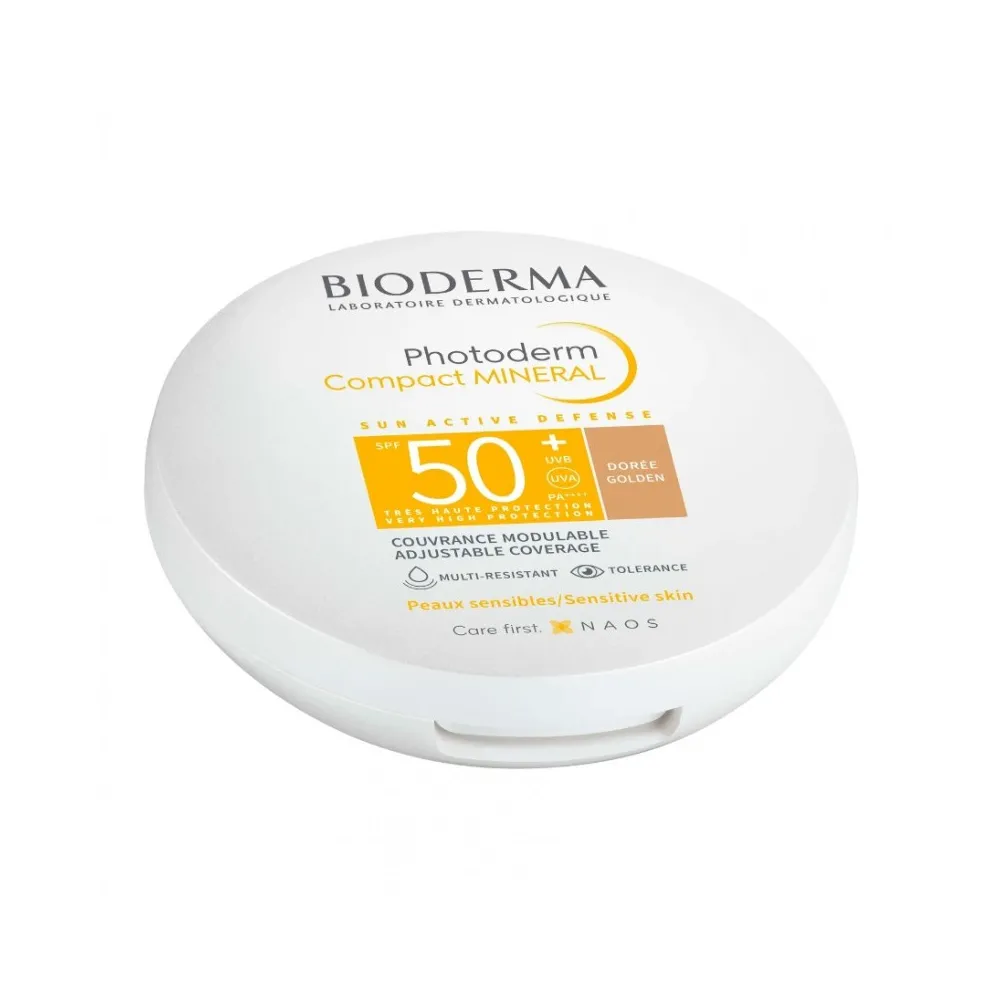 Bioderma Photoderm Mineral Compacto color dorado Spf50+ | Bonsanté