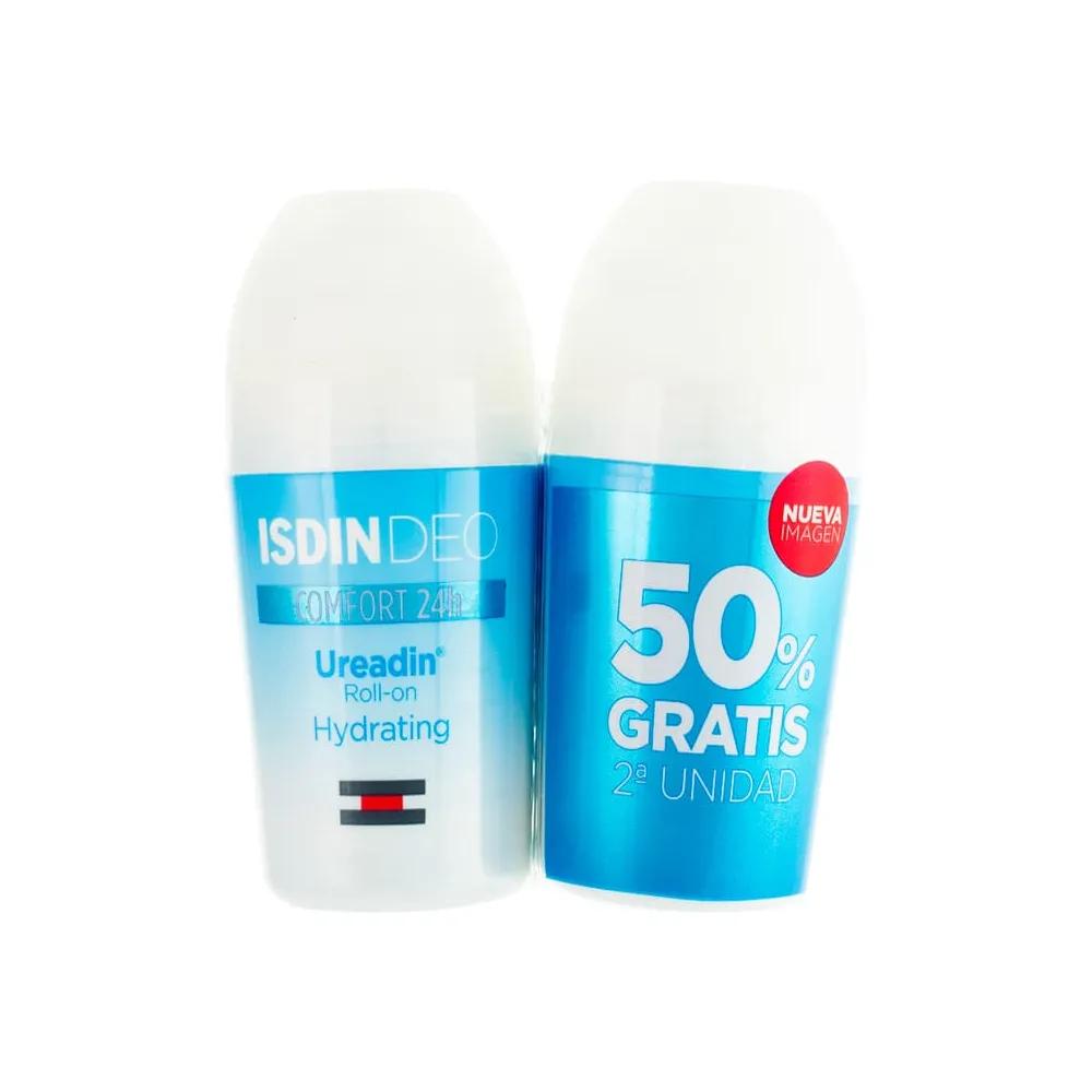 Isdin DEO DUPLO Ureadin Roll-On Desodorante Comfort 24H 2x50Ml | Bonsanté