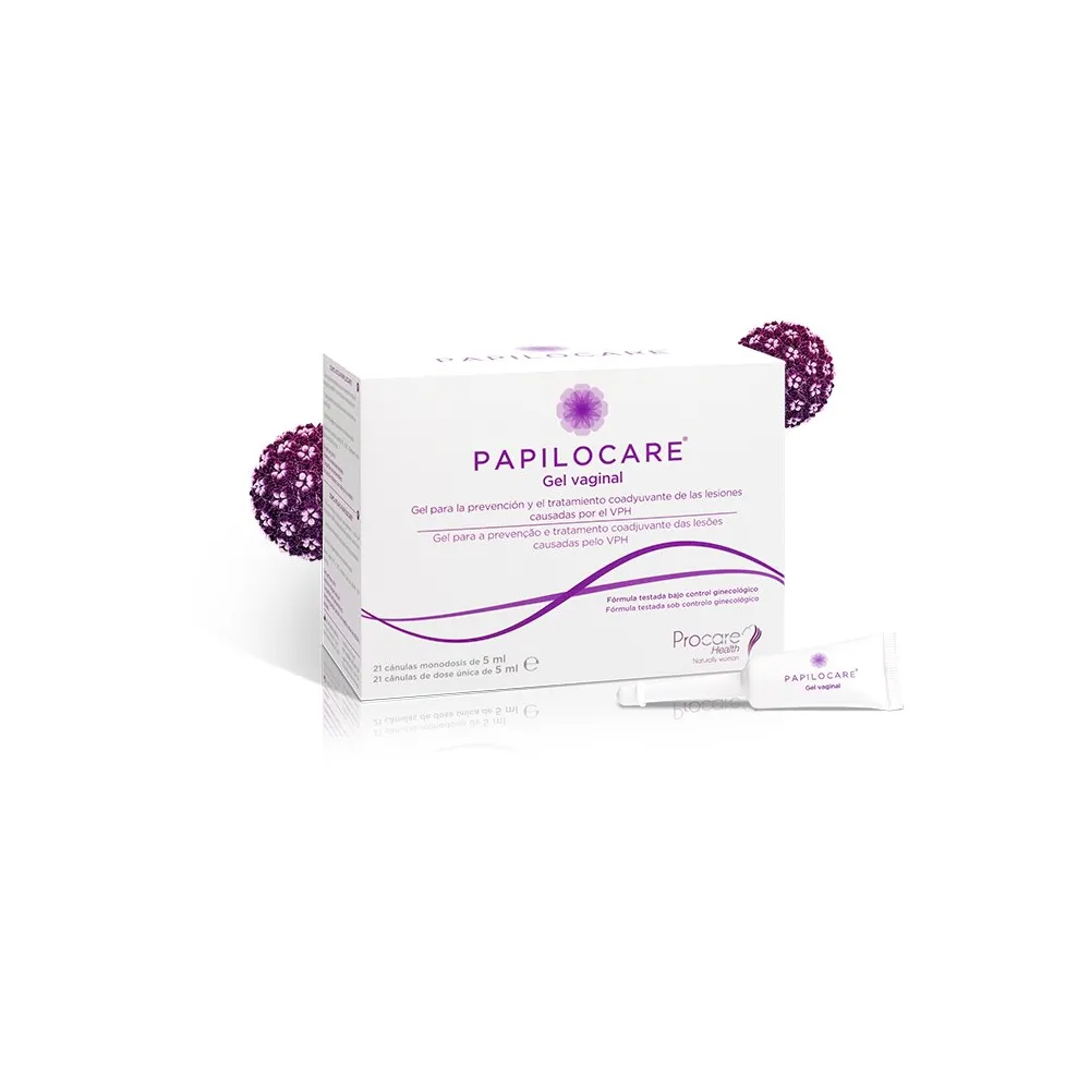 PAPILOCARE Gel Vaginal 21 Cánulas Monodosis | Bonsanté