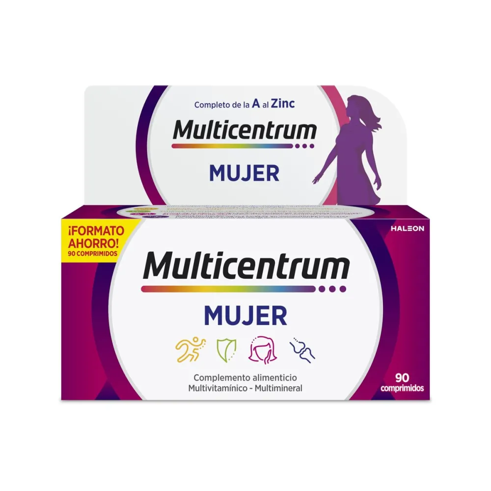 Multicentrum Mujer 90 Comprimidos | Bonsanté