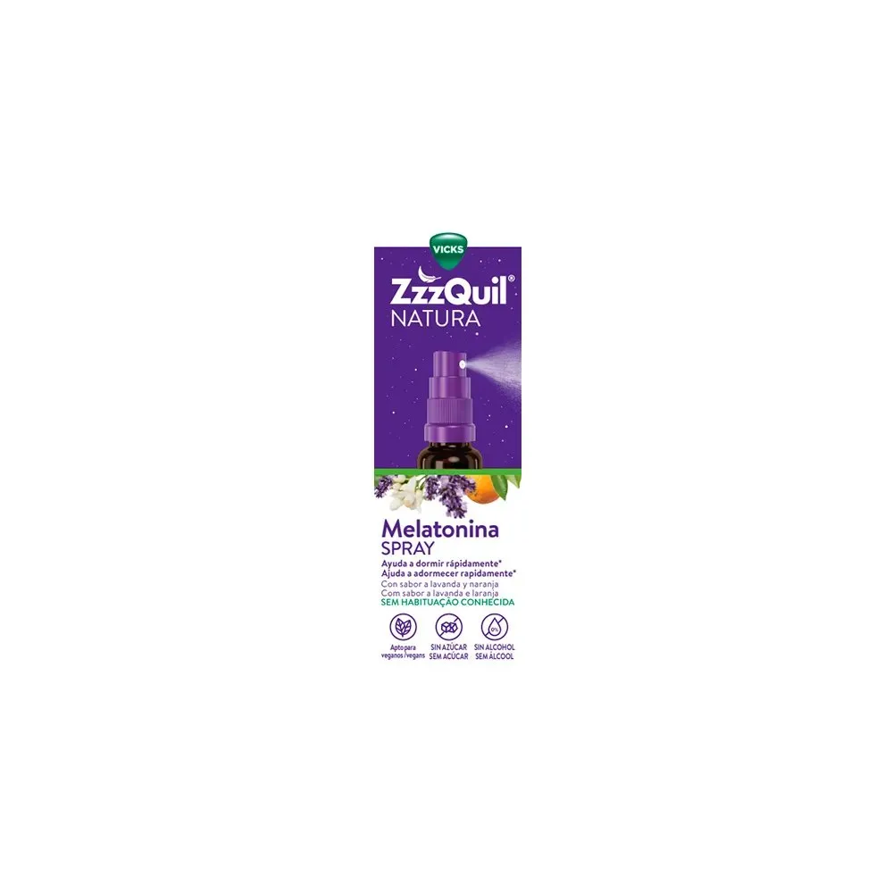 Vicks ZzzQuil Natura Melatonina Spray 30 Ml | Bonsanté