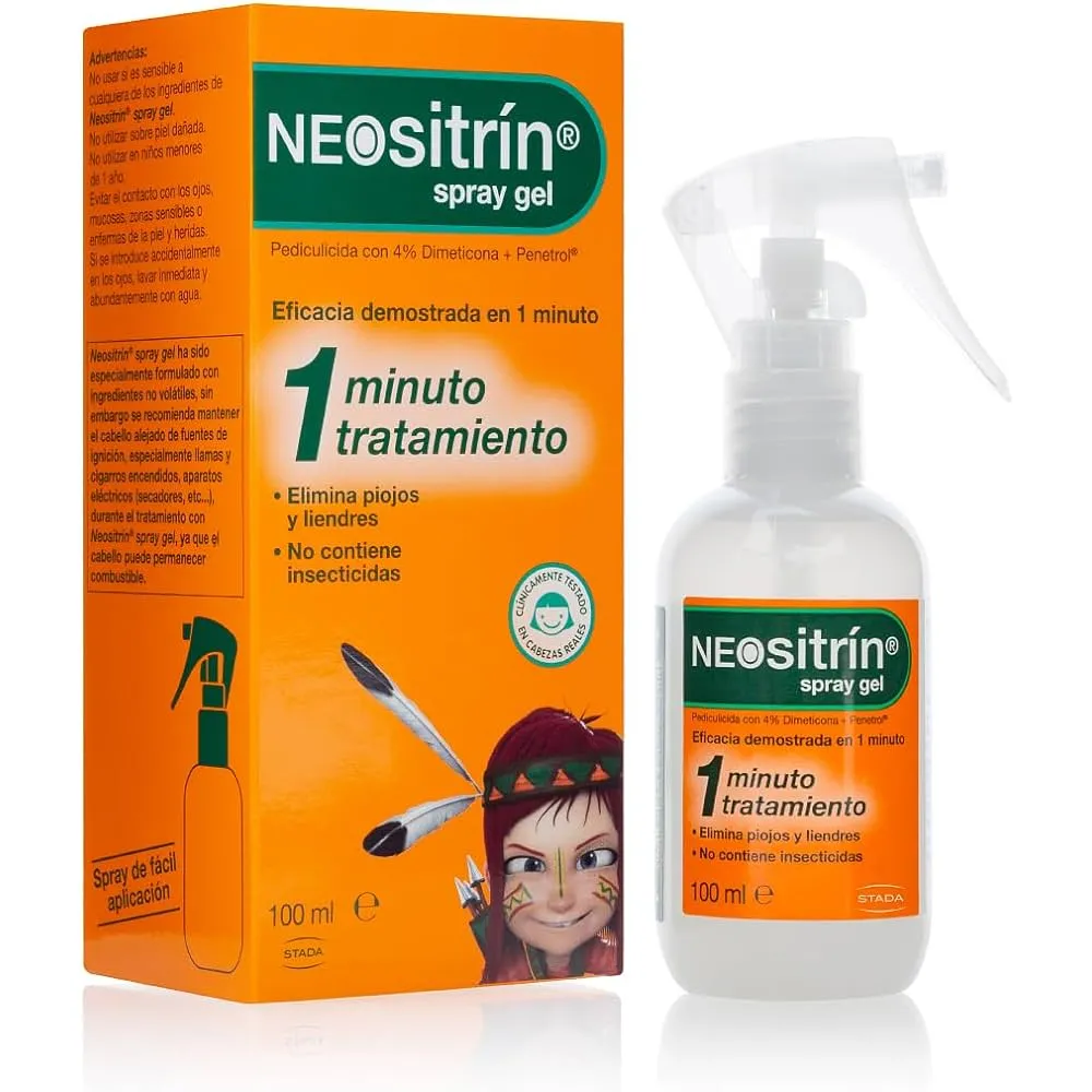 Neositrin Spray Gel Antipiojos 100 Ml | Bonsanté