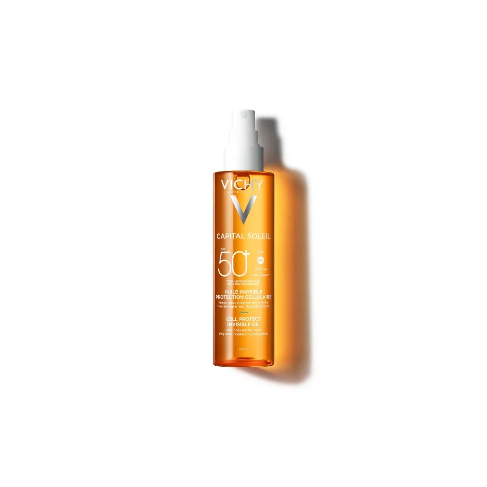 Vichy Capital Soleil Aceite Invisible Cell Protect SPF50+ 200 ml | Bonsanté
