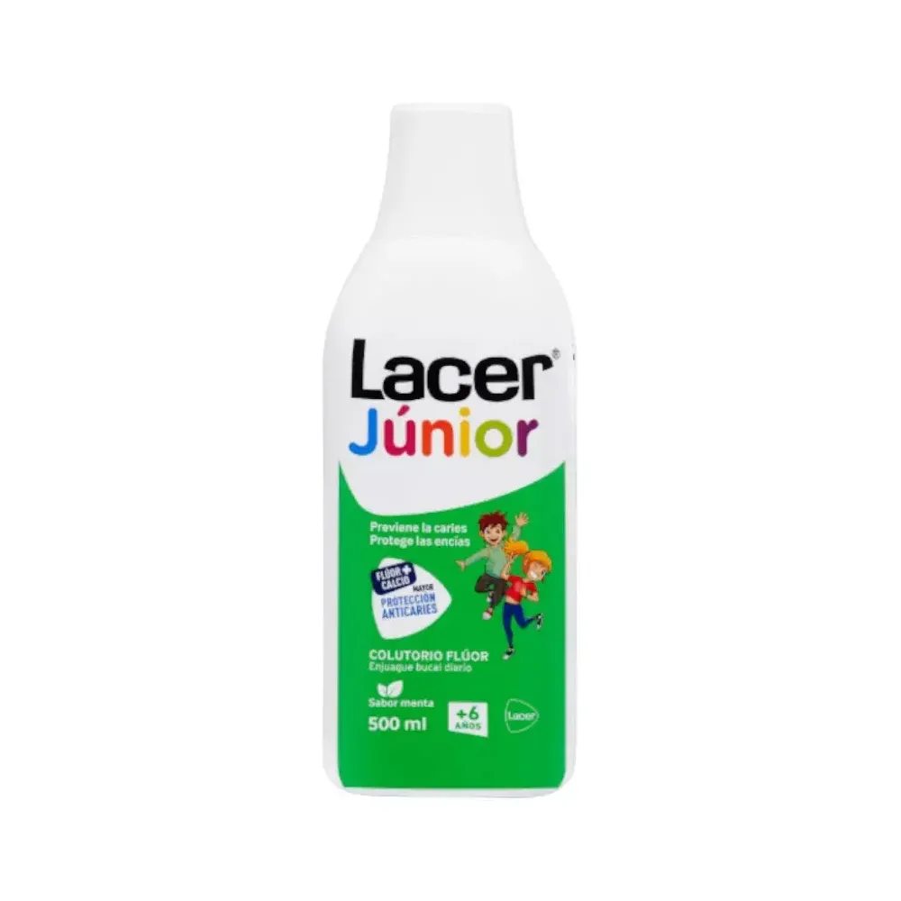 Lacer Junior Colutorio Fluor Menta 500 Ml | Bonsanté