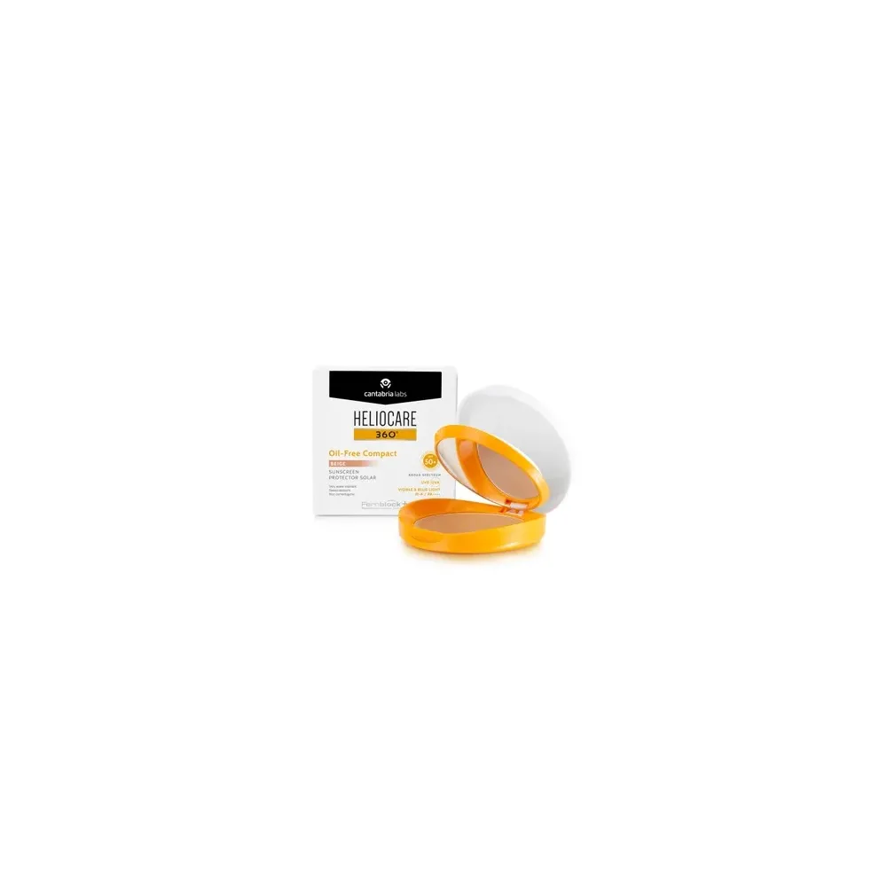 Heliocare 360º Oil-Free Compacto Beige SPF50+ 10 gr | Bonsanté
