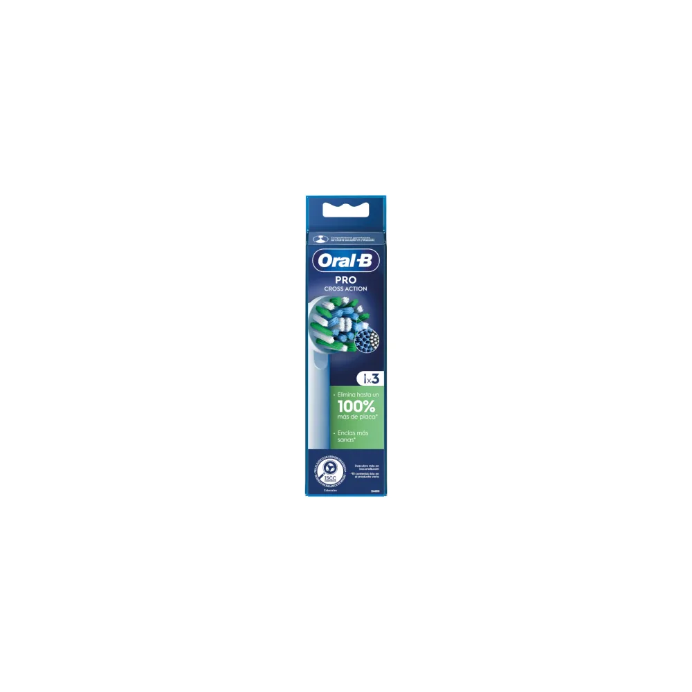 Oral-B Cross Action Recambio Cepillo Eléctrico 3 uds | Bonsanté