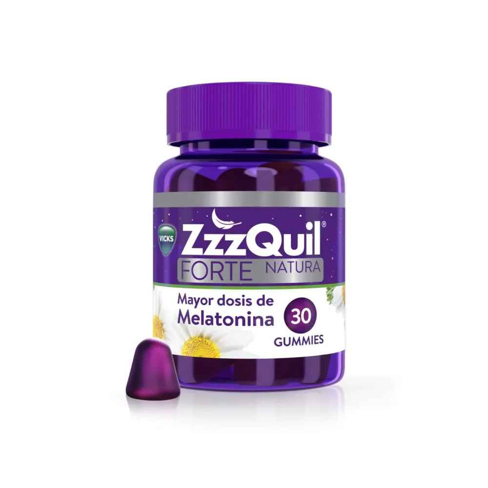 Vicks Zzzquil Natura FORTE Melatonina 30 Gominolas | Bonsanté