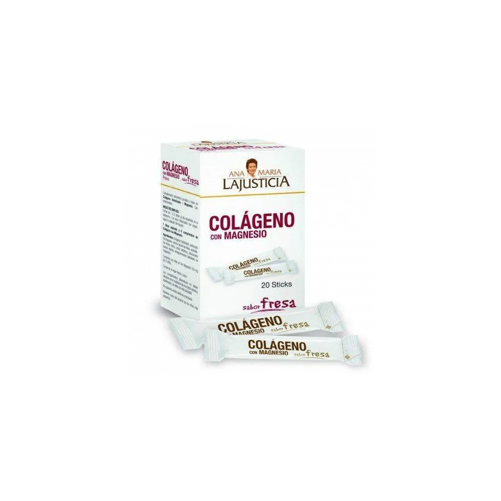 Ana Maria Lajusticia Colageno Con Magnesio Fresa 20 Sticks | Bonsanté