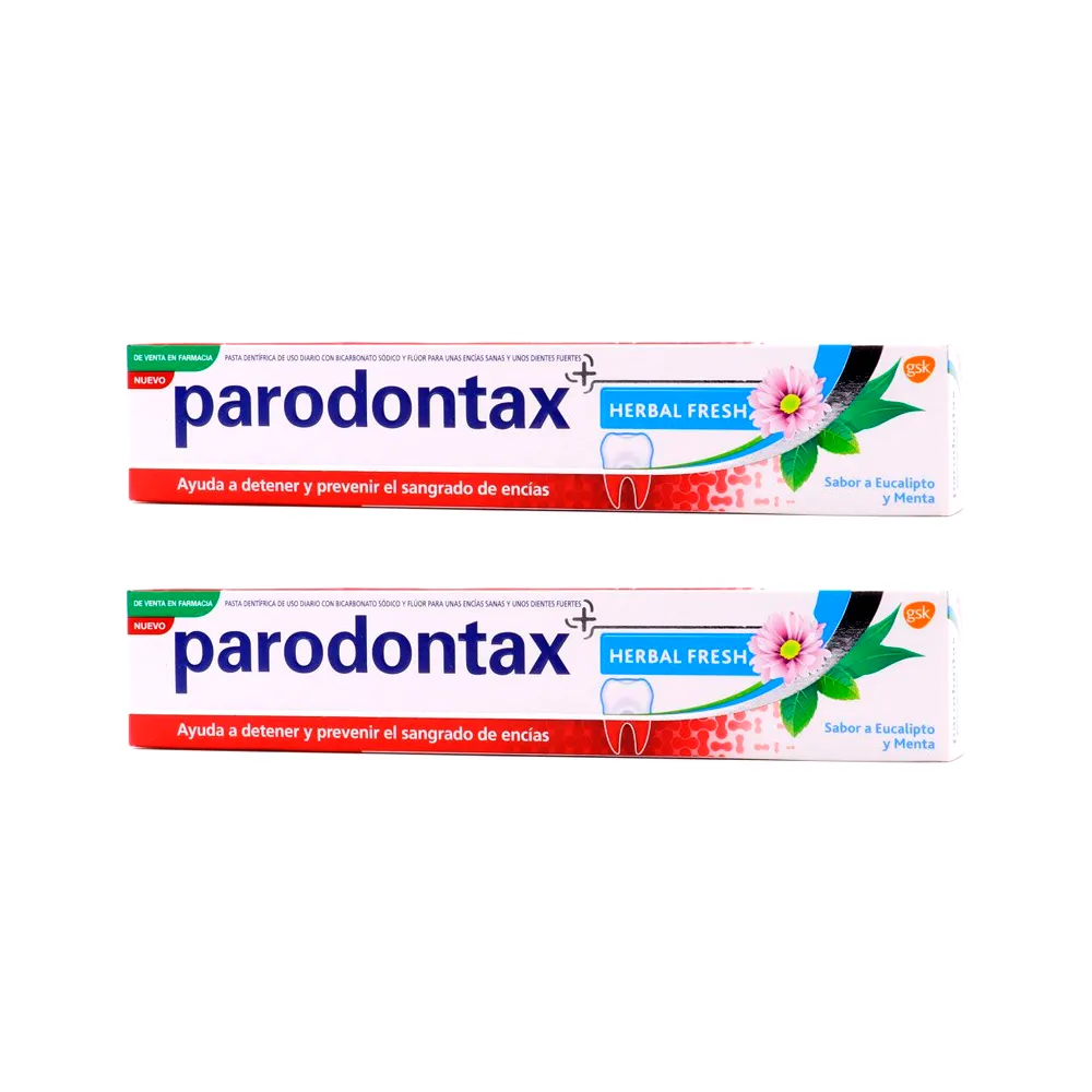 Parodontax Duplo Herbal Fresh Eucalipto y Menta 75 Ml | Bonsanté