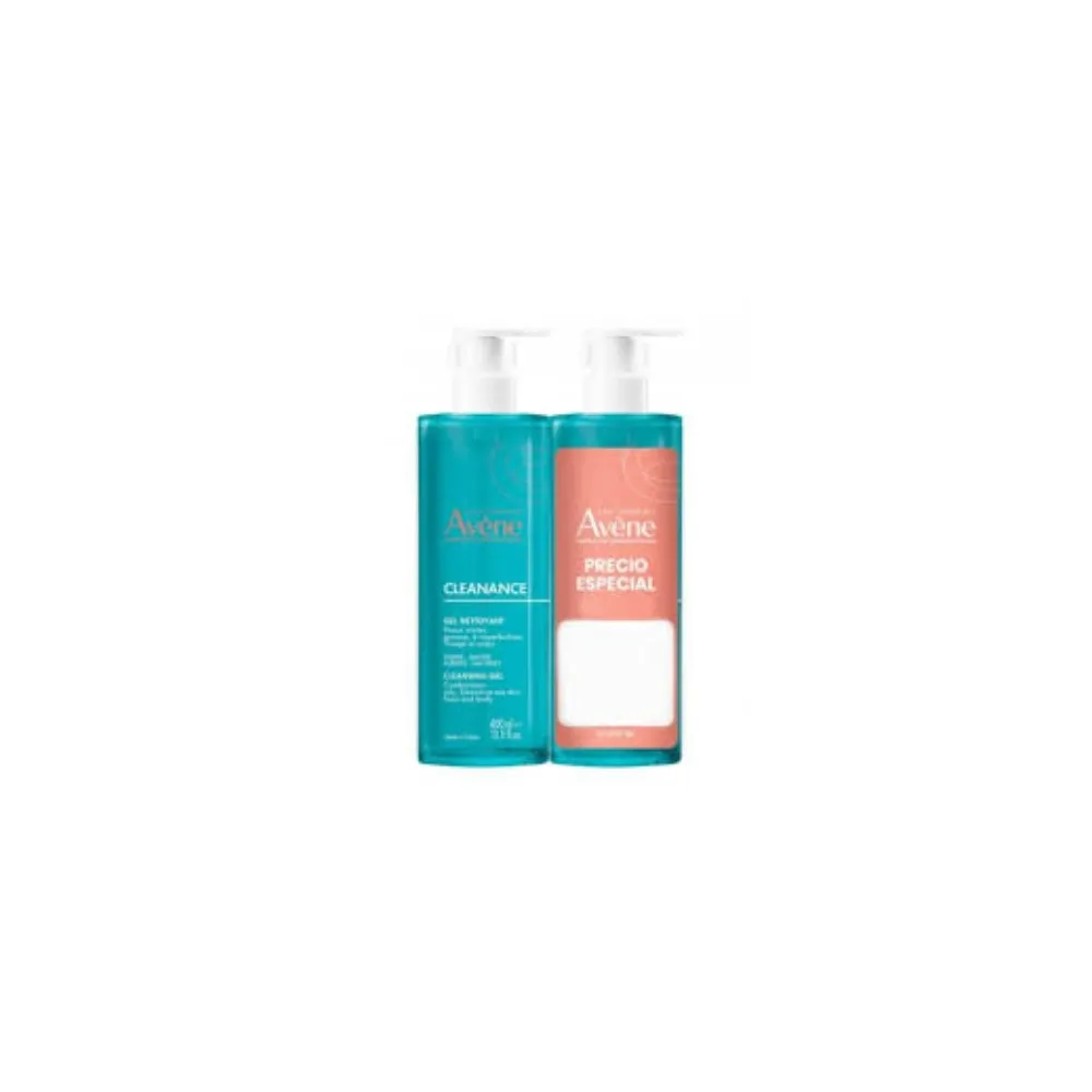 Avene Duplo Cleanance Gel Limpiador 2x400ml | Bonsanté
