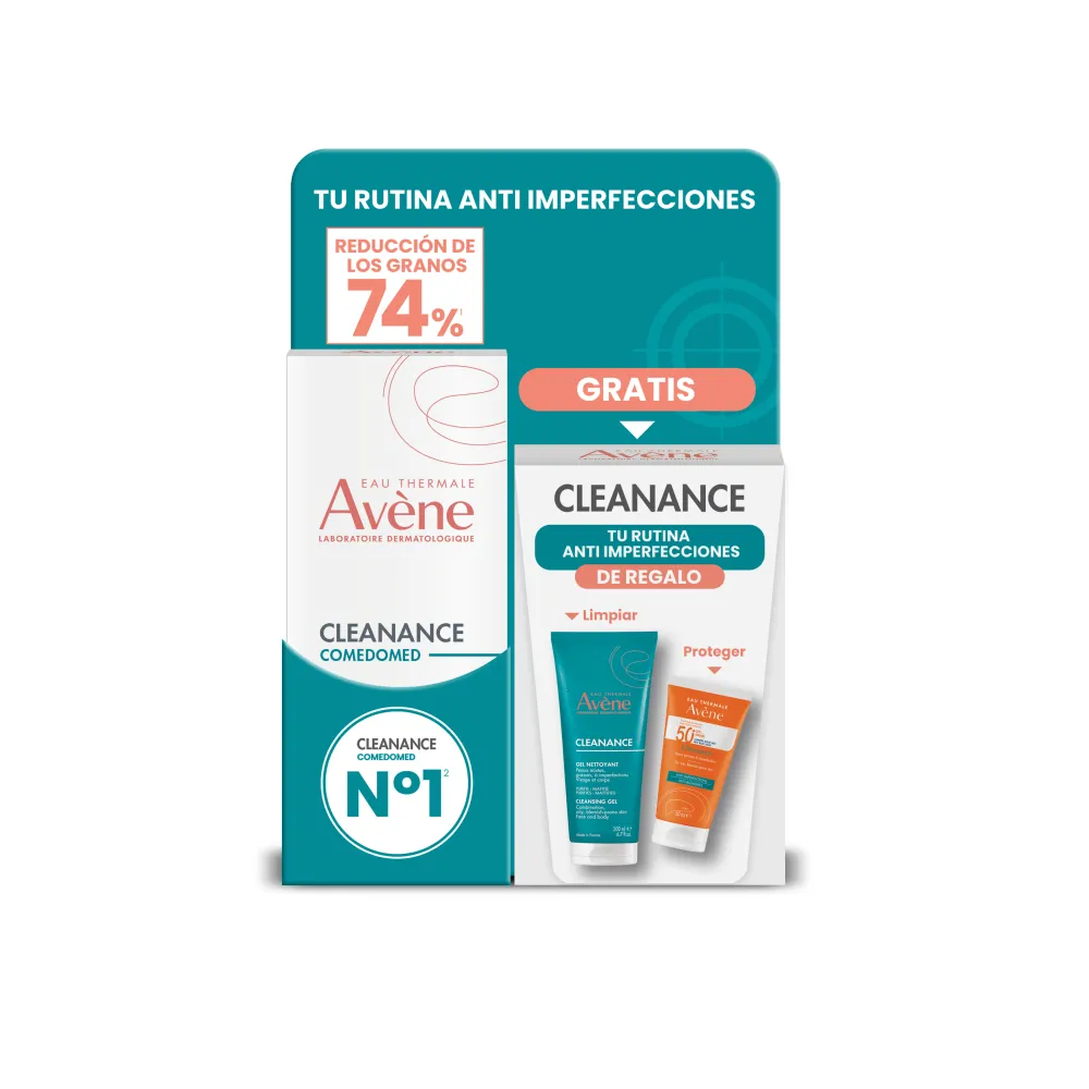 Avene Cleanance PACK Comedomed 30 ml + Rutina Anti Imperfecciones de REGALO | Bonsanté