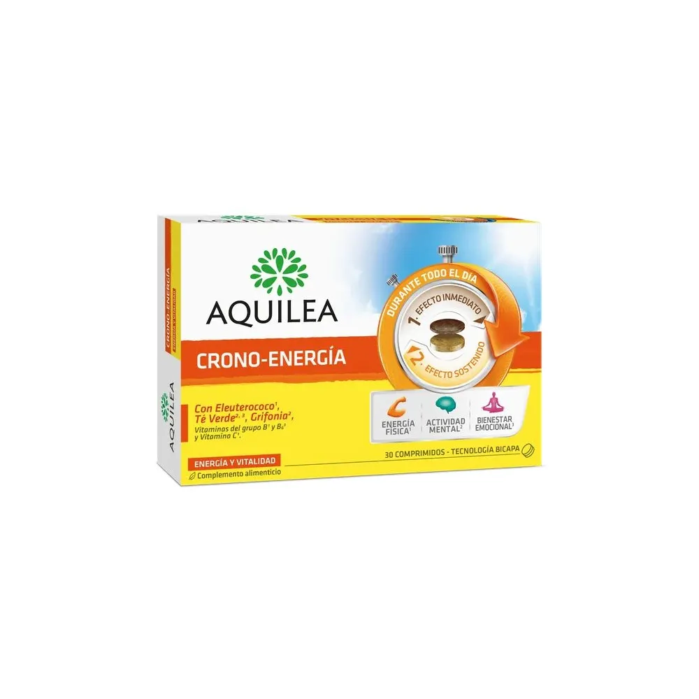 Uriach Aquilea Crono-Energía 30 Comprimidos | Bonsanté