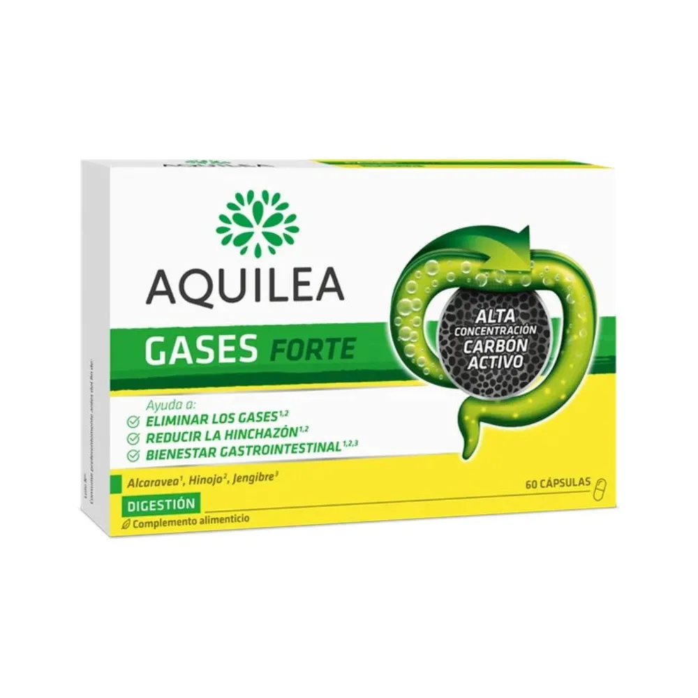 Uriach Aquilea Gases Forte 60 Cápsulas | Bonsanté