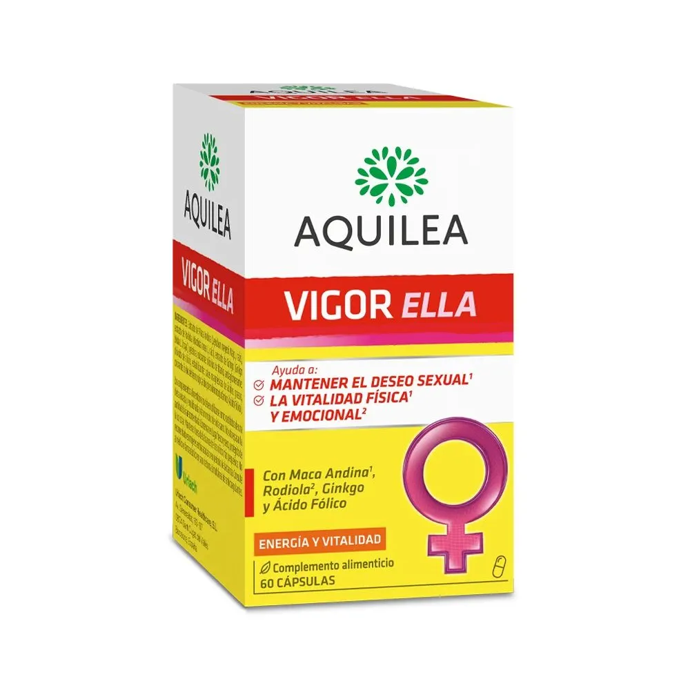 Uriach Aquilea Vigor Ella 60 Cápsulas | Bonsanté