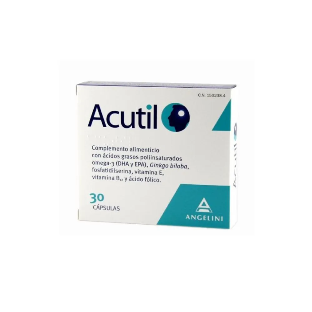 Angelini Pharma Acutil 30 Comprimidos | Bonsanté