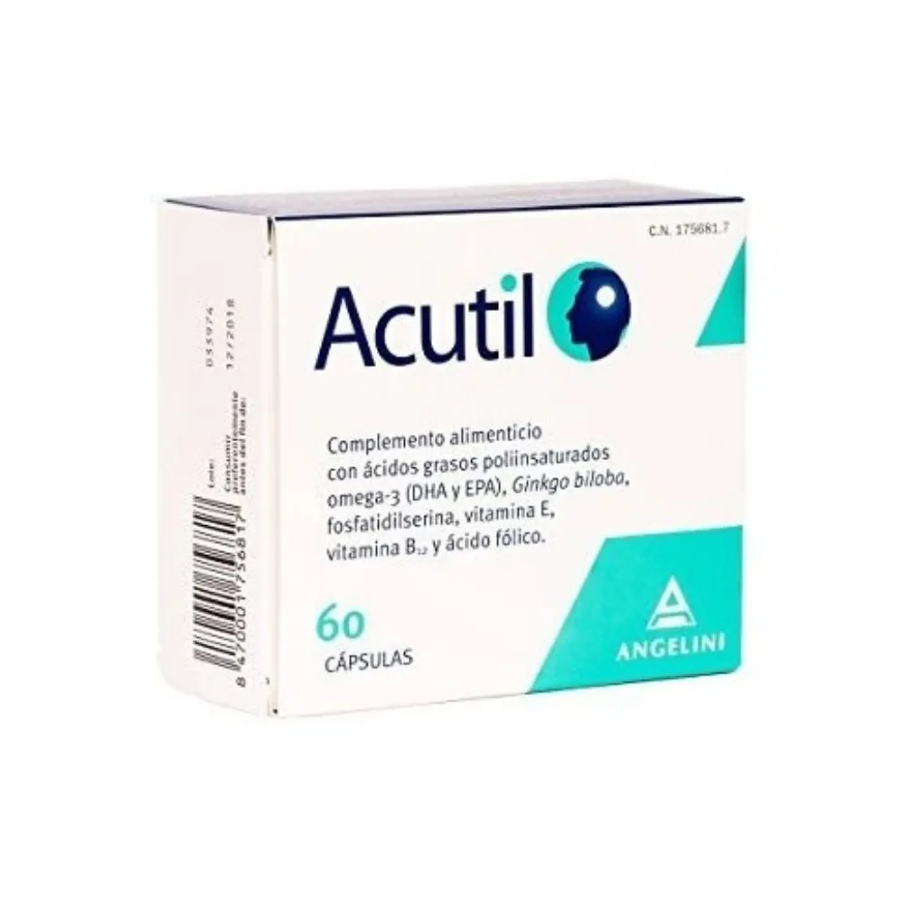 Angelini Pharma Acutil 60 Comprimidos | Bonsanté