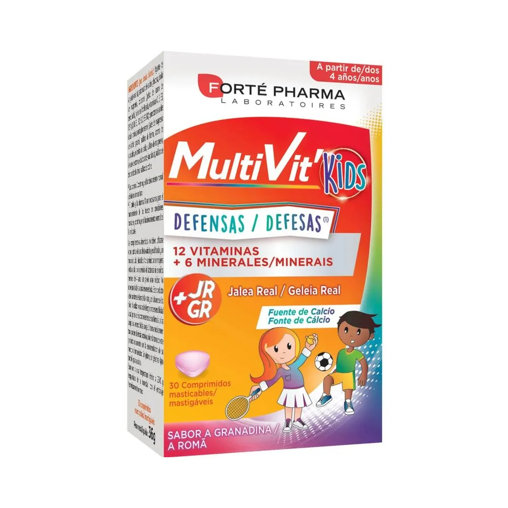 Forte Pharma Multivit Kids 30uds Masticables | Bonsanté