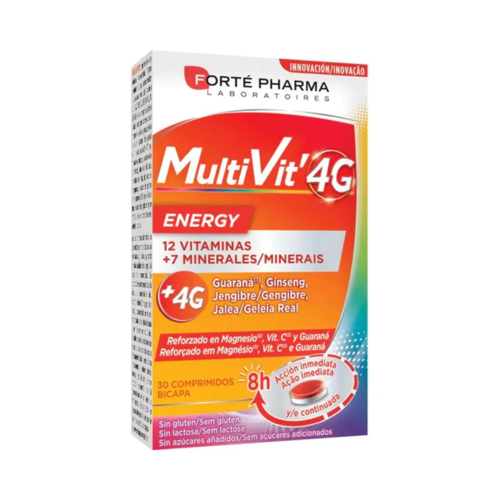 Forte Pharma Multivit 4G Energy 30 Comprimidos | Bonsanté