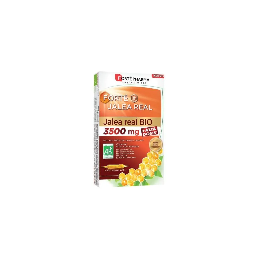 Forte Pharma Jalea Real Bio 3500mg 10 Ampollas | Bonsanté