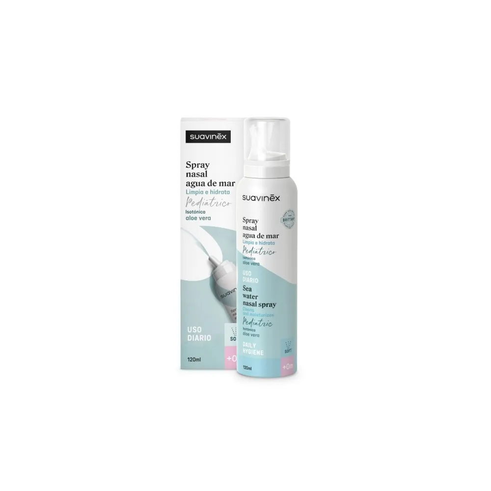 Suavinex Spray Nasal Agua de Mar Isotonic Aloe Vera Pediátrico 120 Ml | Bonsanté