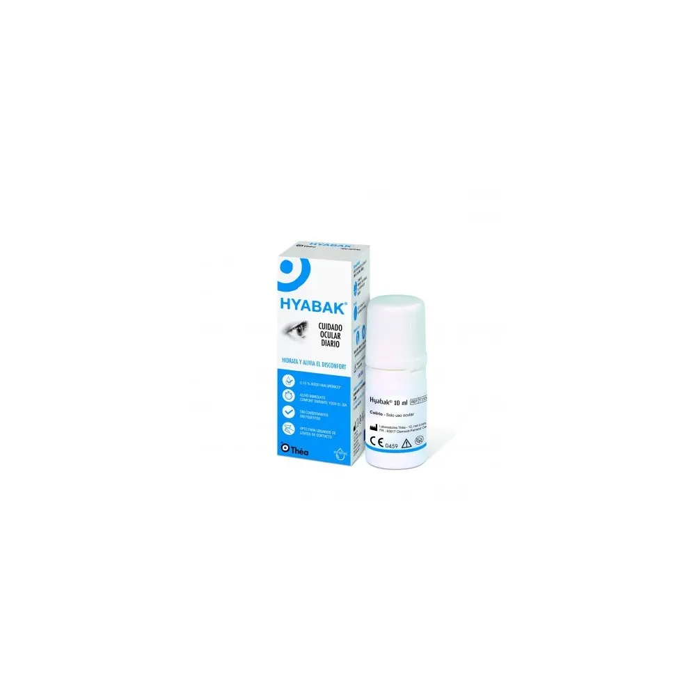 Hyabak 0.15% 10 ml Hidratante Lentes De Contactos | Bonsanté