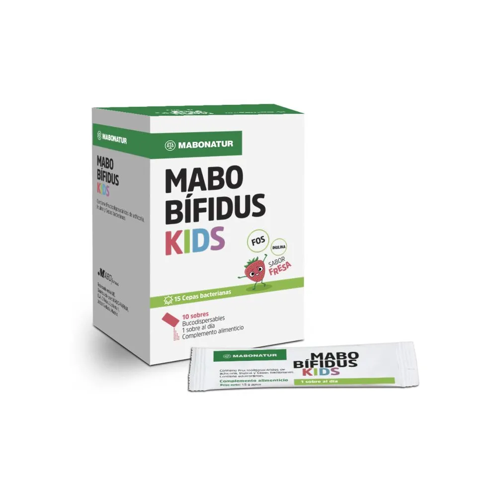Mabo Bifidus Kids 10 Sobres Fresa | Bonsanté