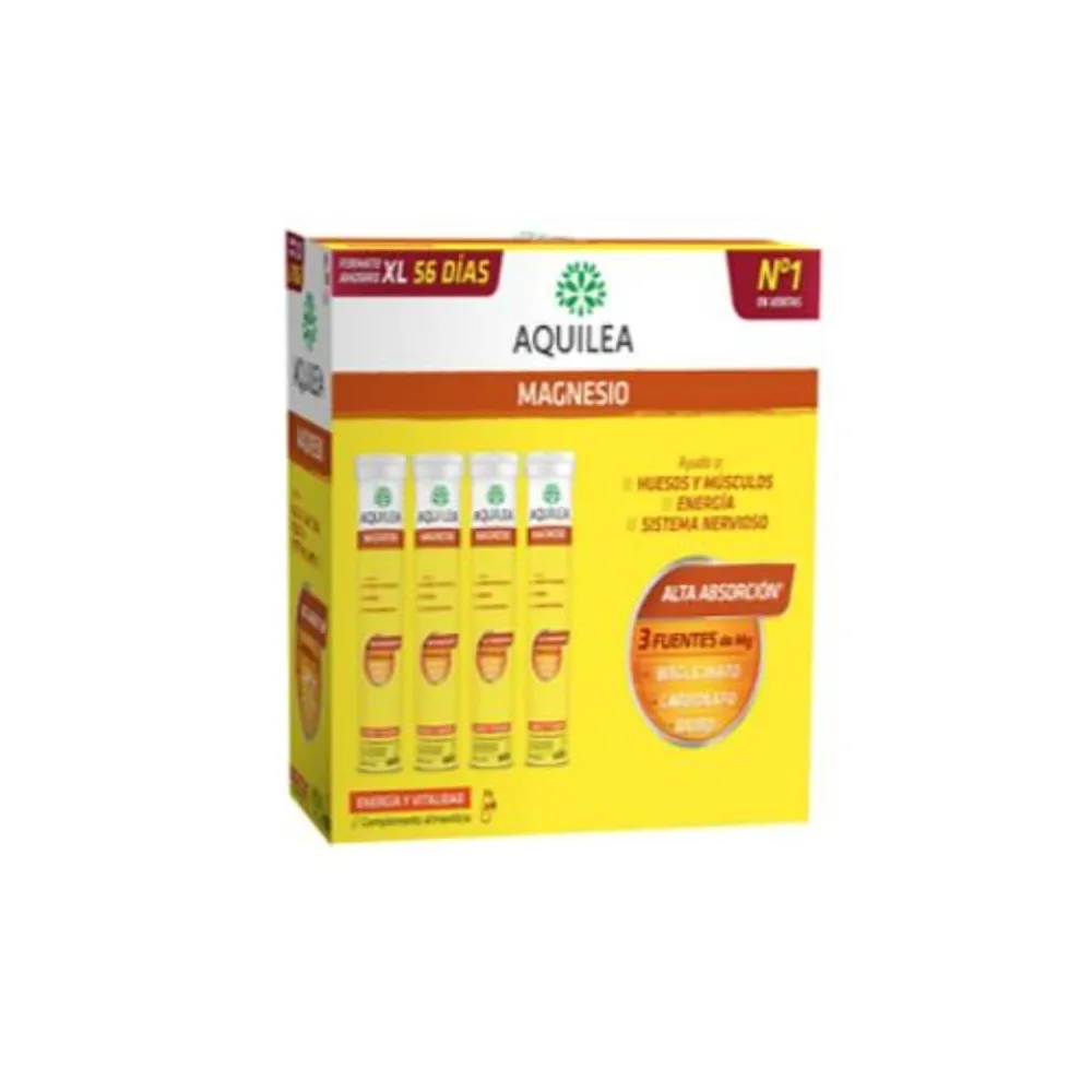 Uriach Aquilea Magnesio 375mg 56 Comprimidos Efervescentes | Bonsanté