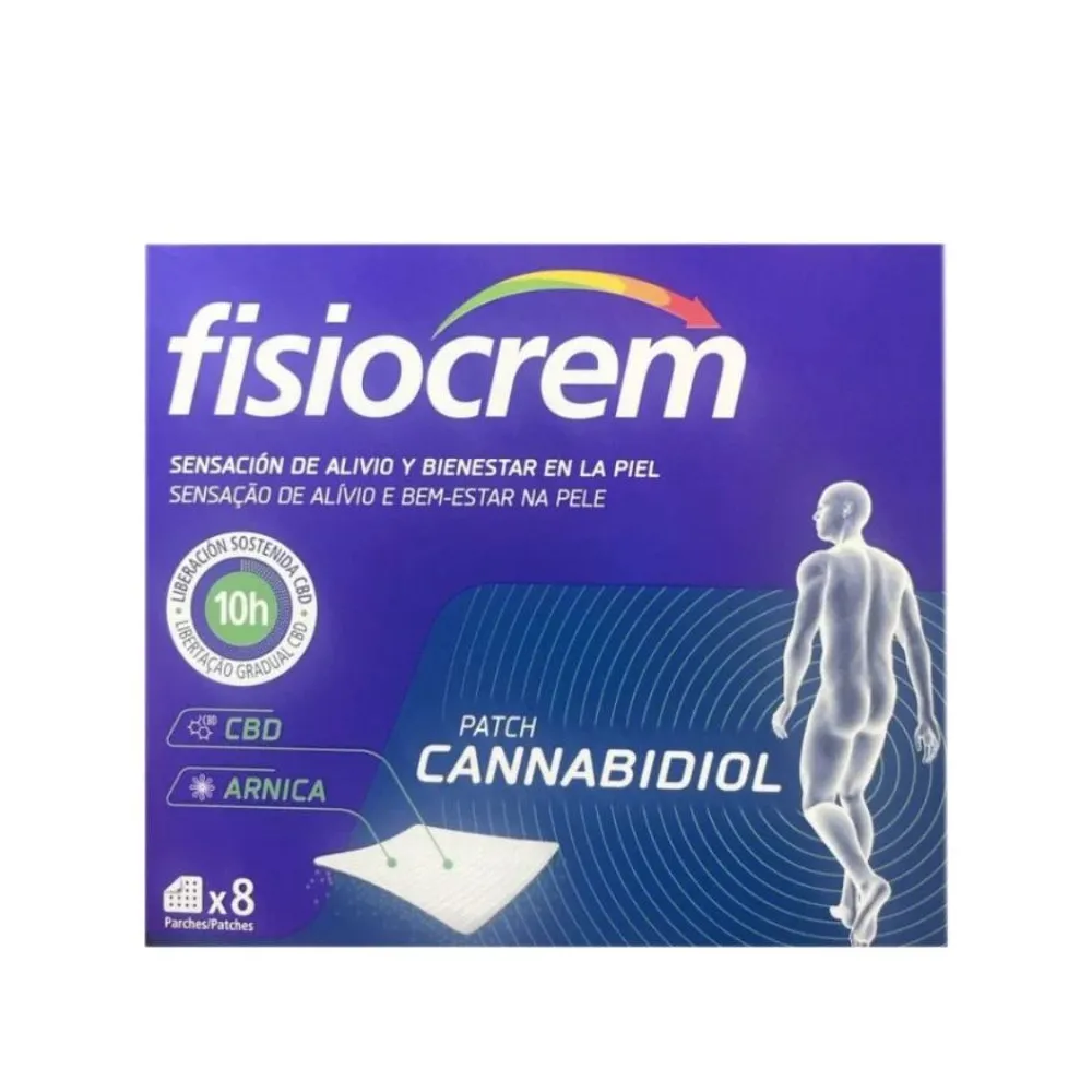 Fisiocrem Patch Cannabidiol 8 Parches | Bonsanté