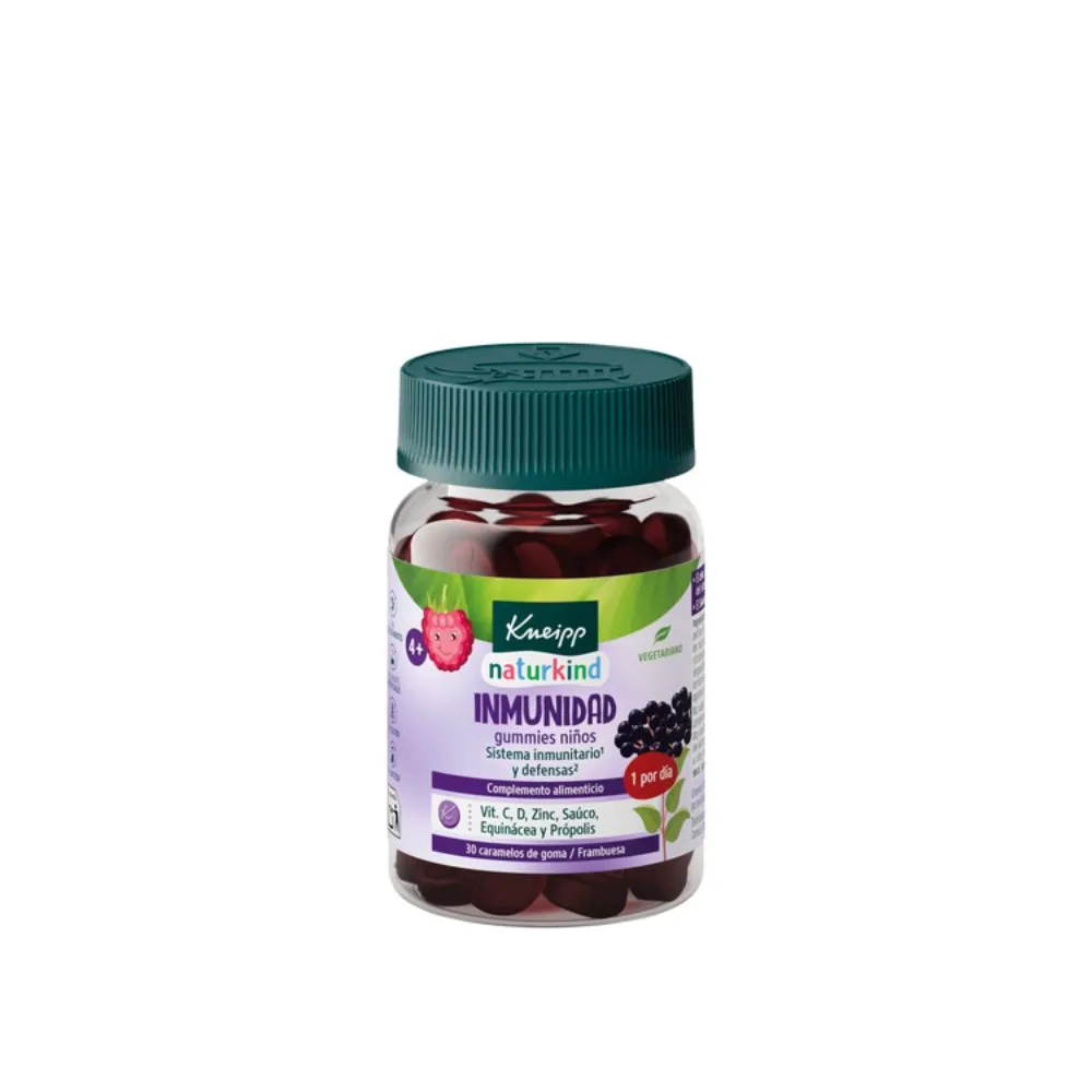 Kneipp Gummies Niños Inmunidad Frambuesa 30uds | Bonsanté