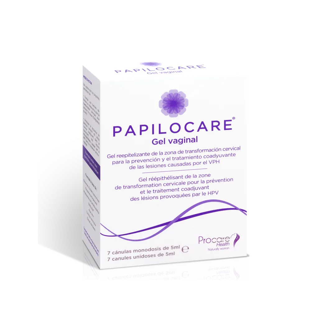 PAPILOCARE Gel Vaginal 7 Cánulas Monodosis | Bonsanté