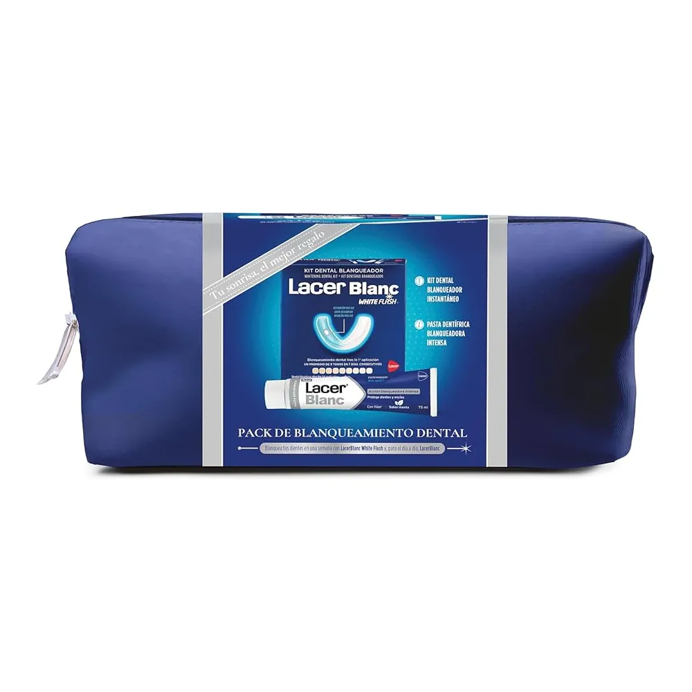 Lacer LacerBlanc Pack Blanqueamiento Dental Neceser + White Flash + Pasta Dentífrica | Bonsanté