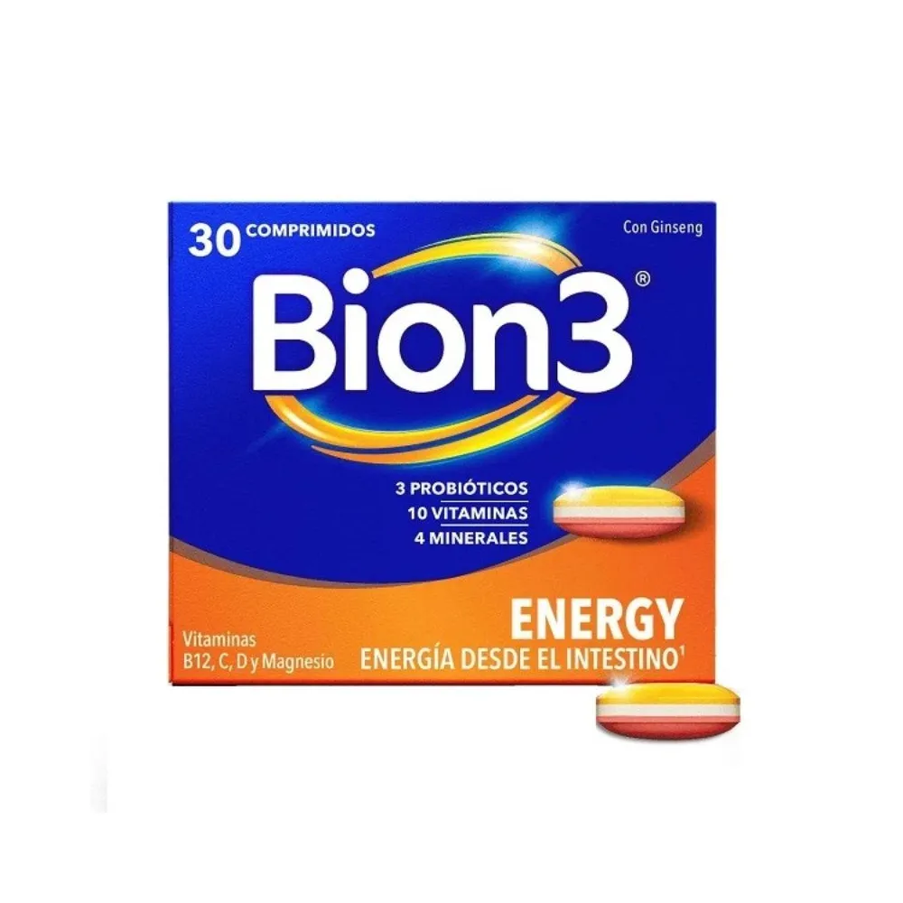 Bion3 Energy 30 Comprimidos | Bonsanté