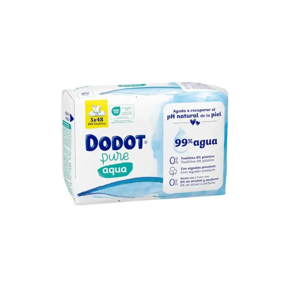 Dodot Toallitas Aqua Pure 3x48 uds | Bonsanté