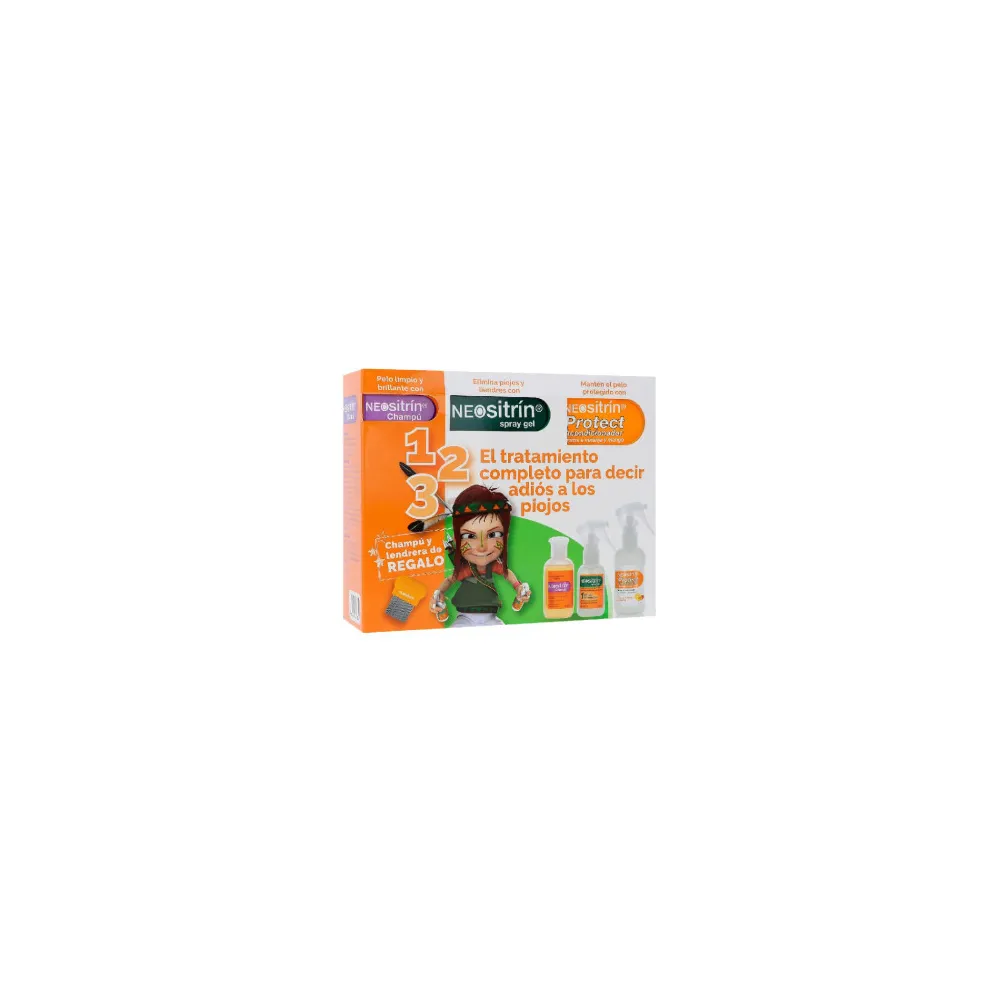 Neositrin PACK Ahorro Antipiojos Champú + Spray Gel + Protect Acondicionador | Bonsanté