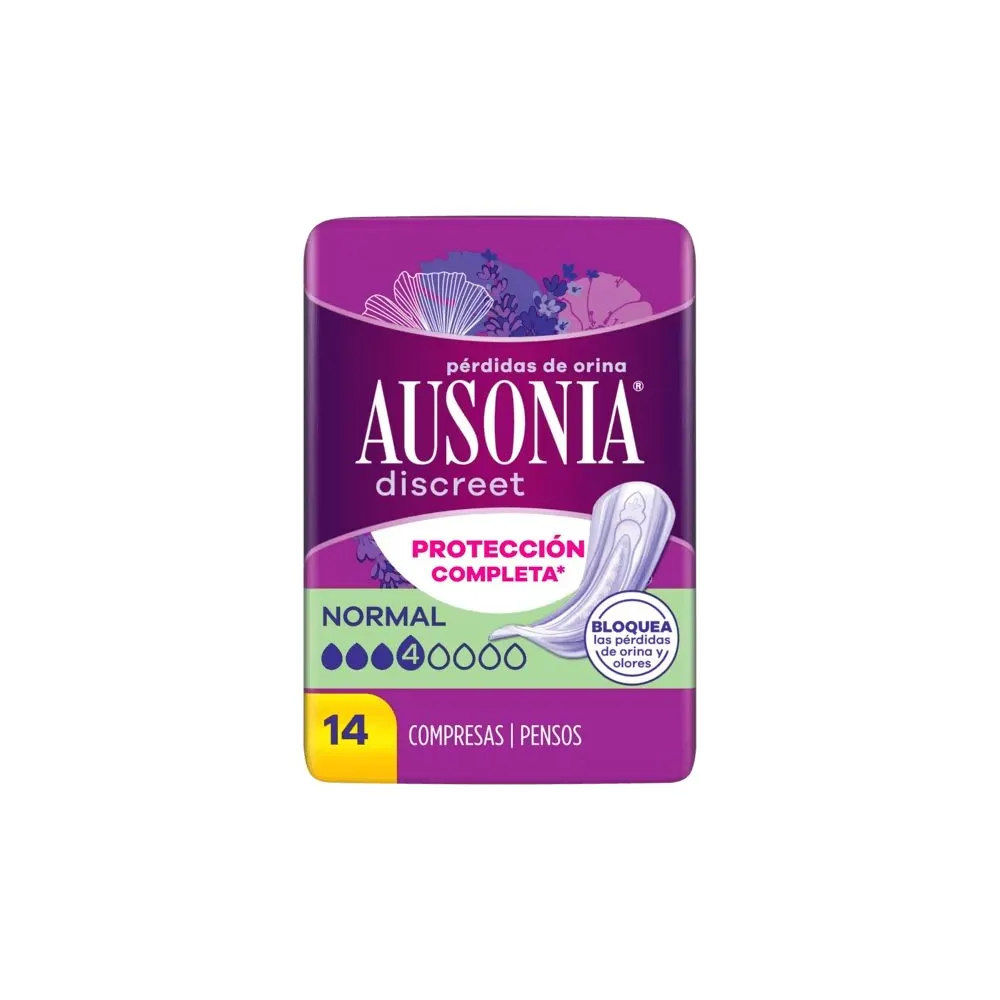 Ausonia Discreet Normal Compresas Para Pérdidas De Orina 14 uds | Bonsanté