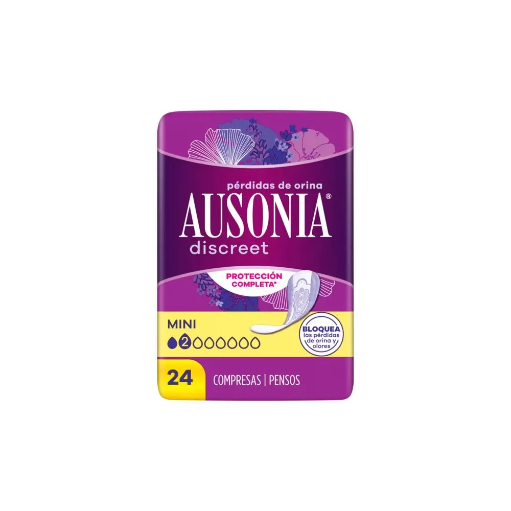 Ausonia Discreet Mini Compresas Para Pérdidas De Orina 24 uds | Bonsanté