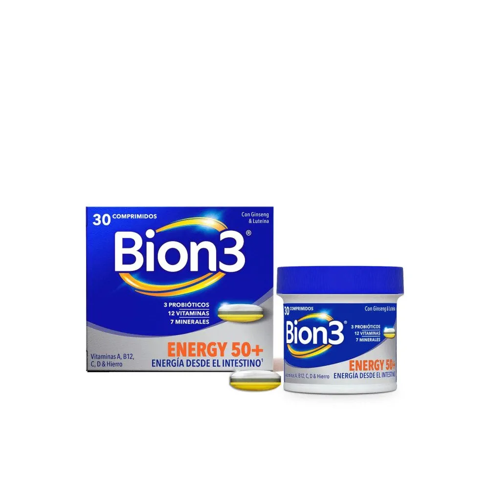 Bion3 Energy Adultos +50 30 Comprimidos | Bonsanté