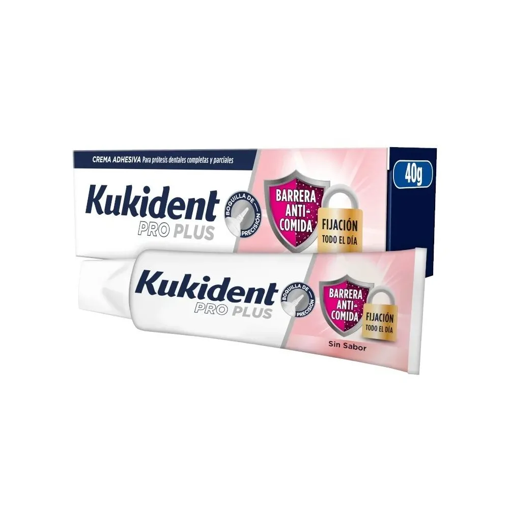Kukident Pro Plus Efecto Sellado Crema Prótesis 40gr | Bonsanté