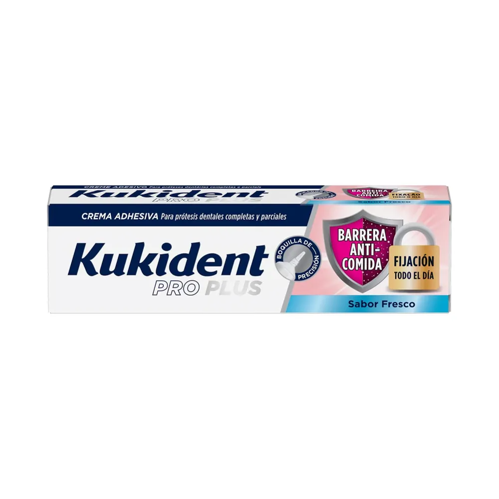 Kukident Pro Plus Efecto Sellado Crema Prótesis Sabor Fresco 40gr | Bonsanté