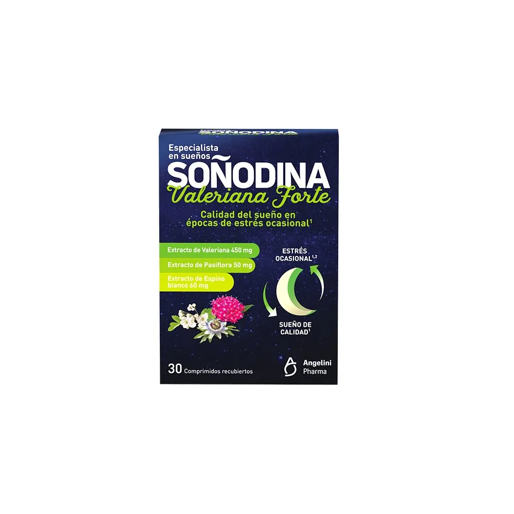 Soñodina Valeriana Forte 30 Comprimidos | Bonsanté