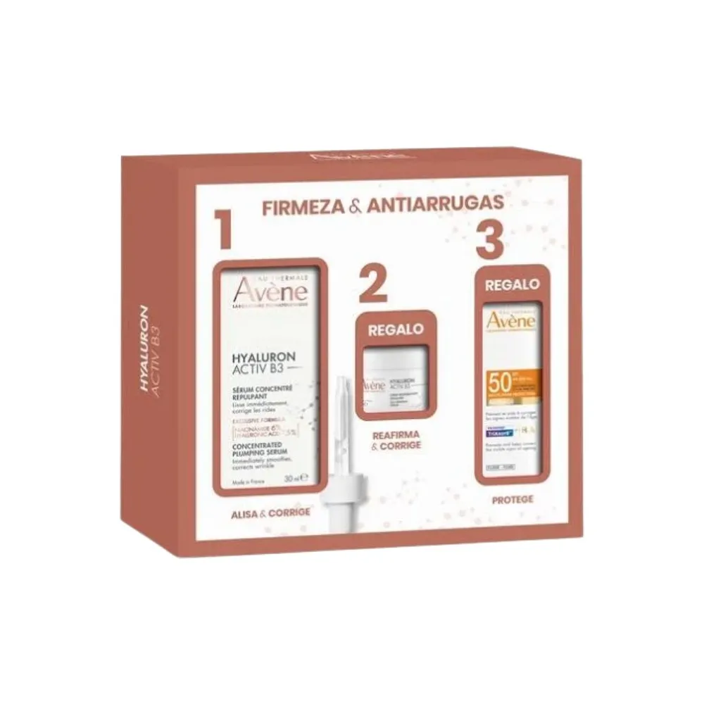 Avene PACK REGALO Hyaluron Activ B3 Sérum Concentrado 30ml + Crema + Protección Regalo | Bonsanté