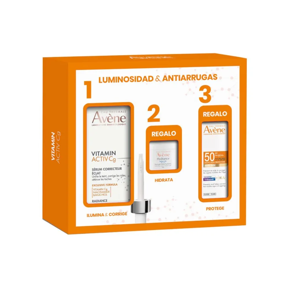PACK REGALO Hyaluron Activ B3 Aqua Gel-crema Regeneradora Celular 50 Ml + Sérum Concentrado + Agua Micelar Desmaqui