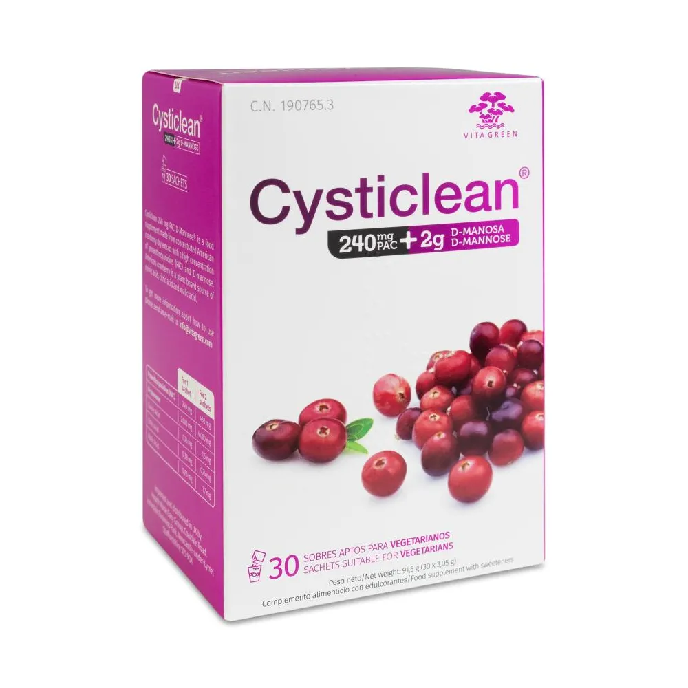 Cysticlean 240 Mg D-Manosa 30 Sobres | Bonsanté